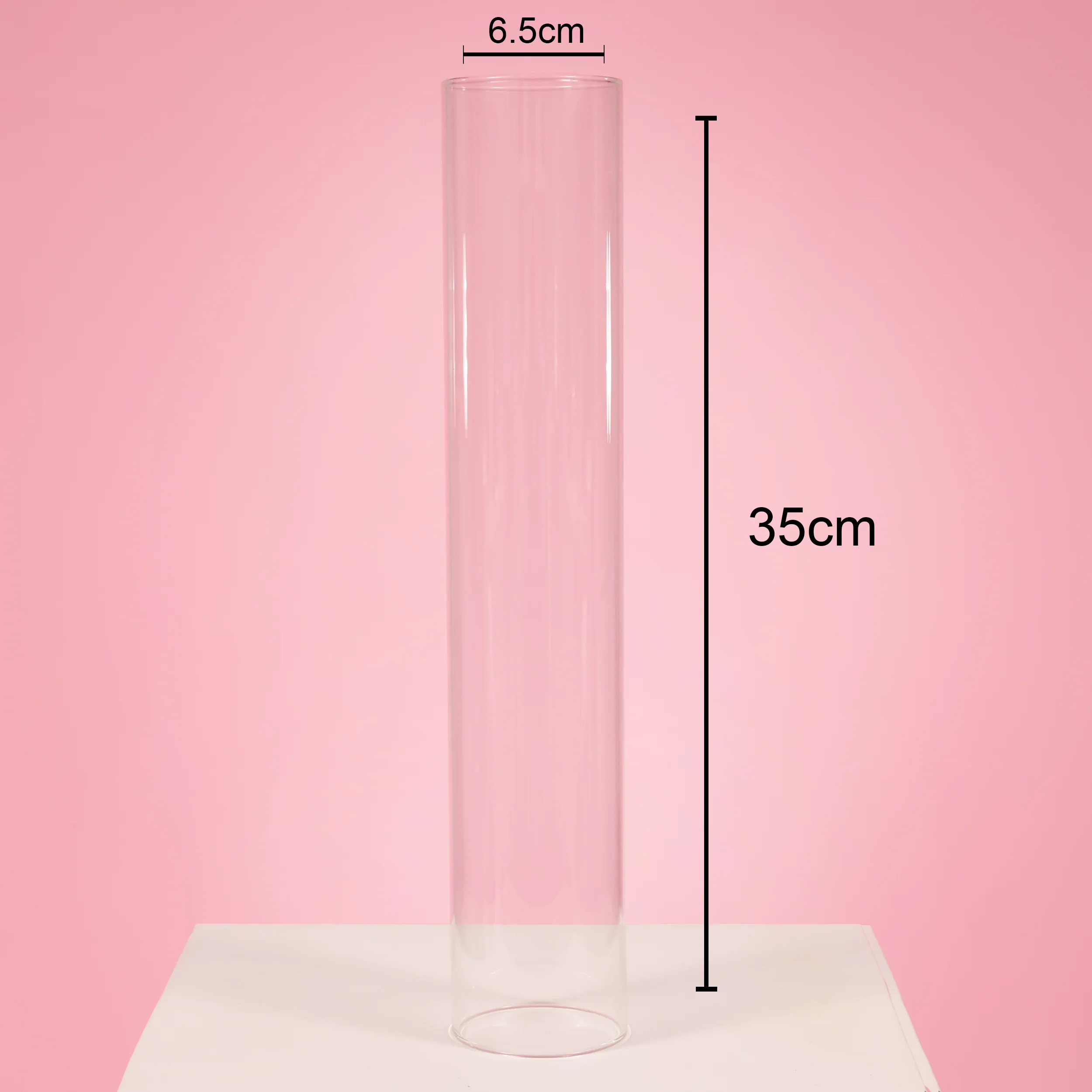 Glass Candle Sleeve (6.5x35cm) - Image 3