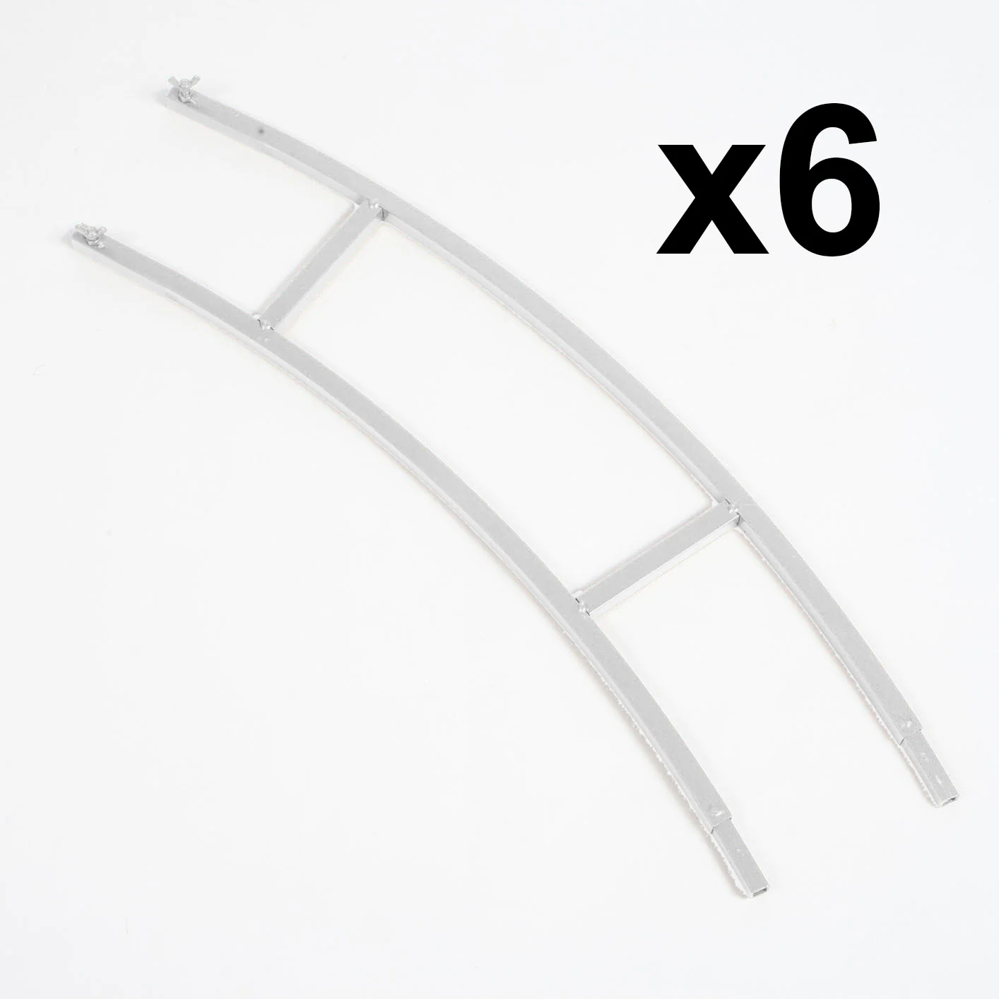 Wide Round Wedding Stand Arch Decoration Frame - White (2.2m x 2.4m) - Image 3