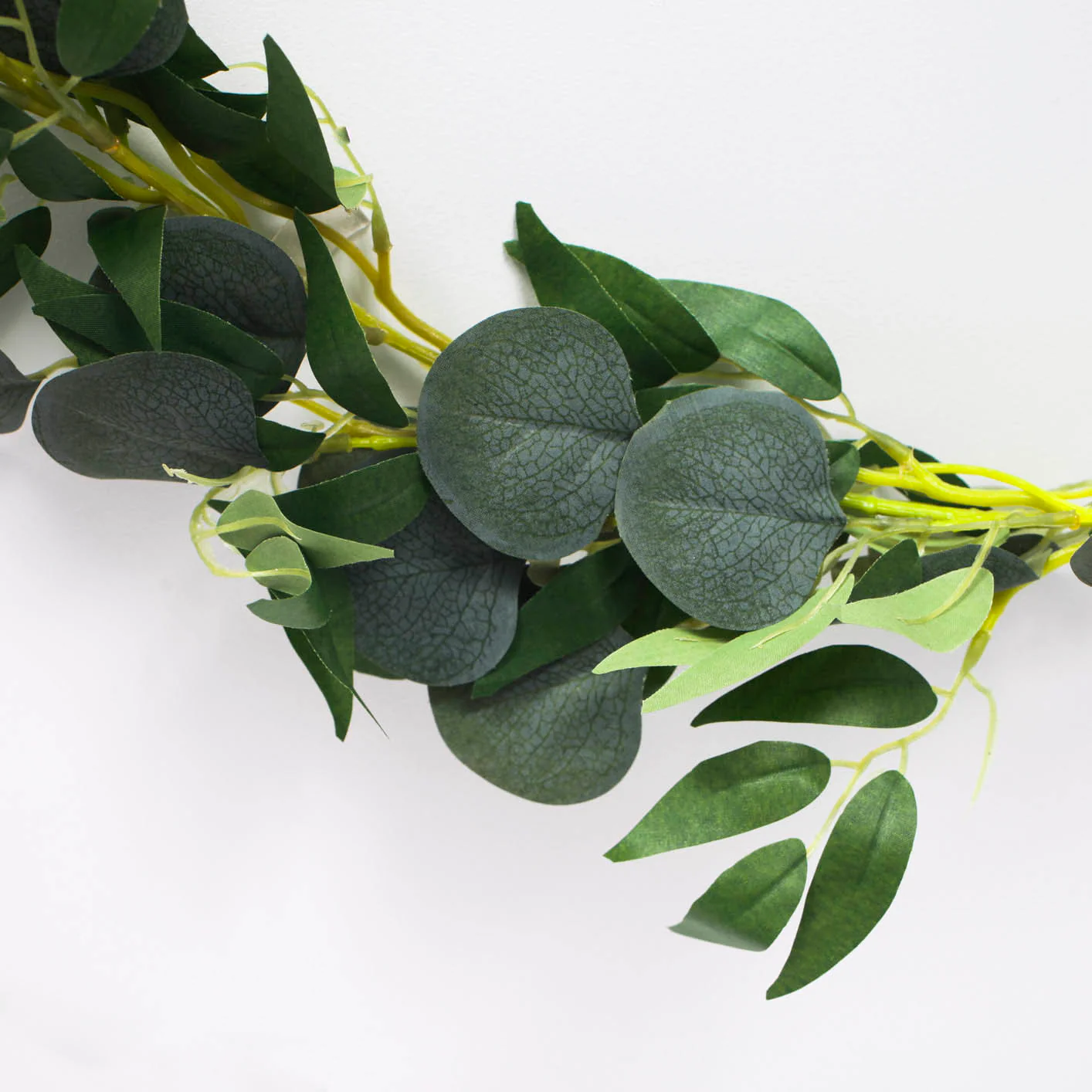 Willow Eucalyptus & Silver Dollar Eucalyptus Garland (1.85m) - Image 4