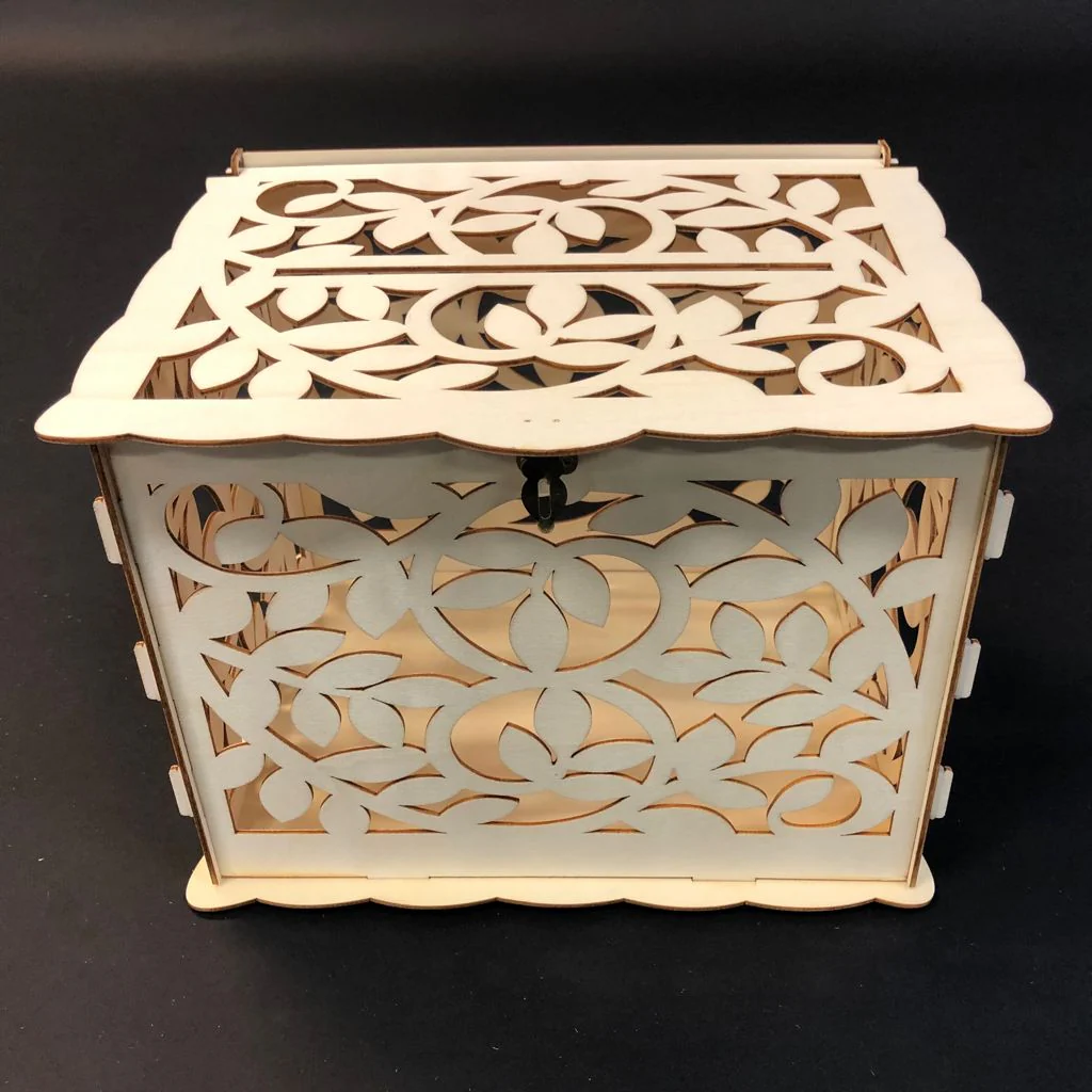 Wishing Well Wedding Card Box - Floral - Image 10