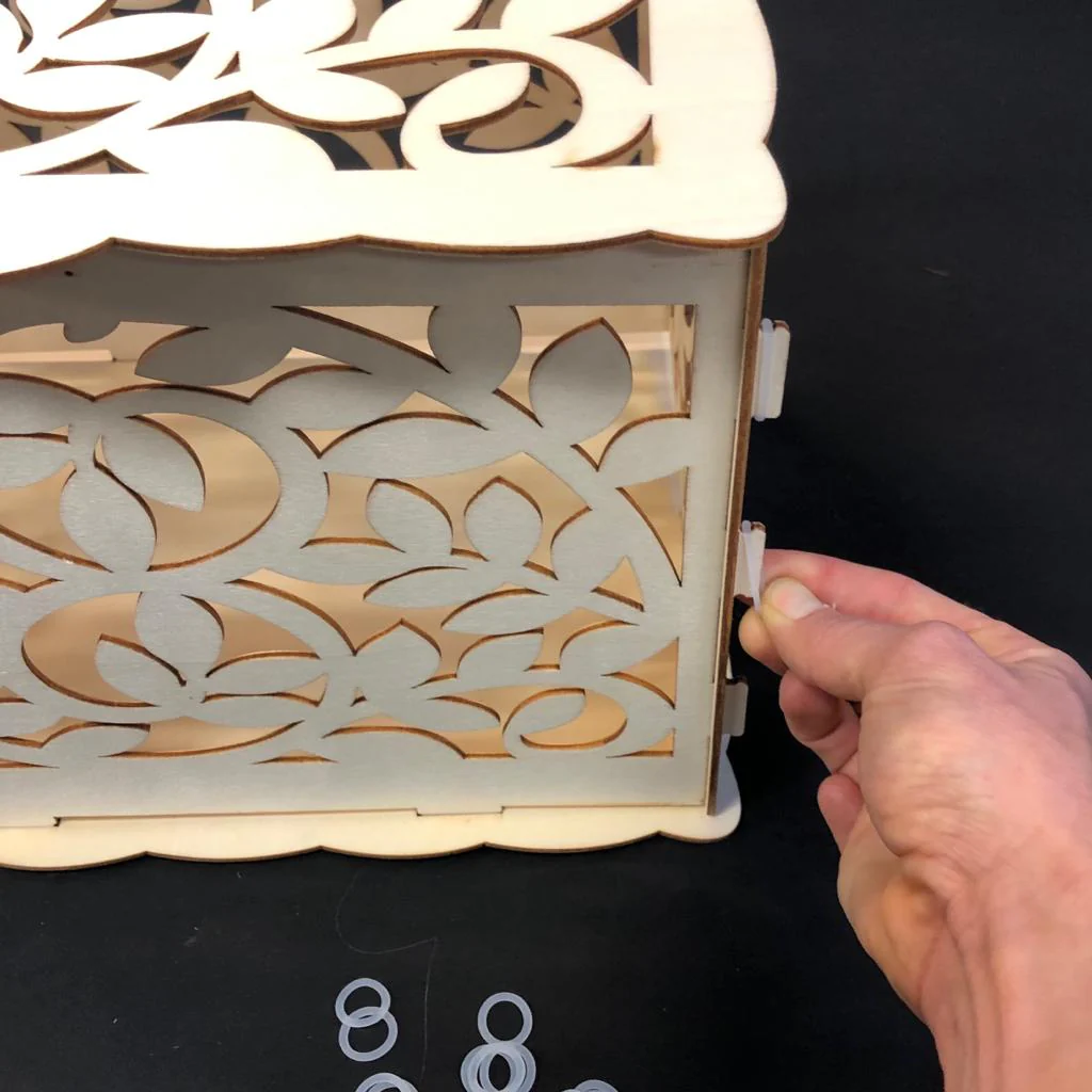 Wishing Well Wedding Card Box - Floral - Image 11