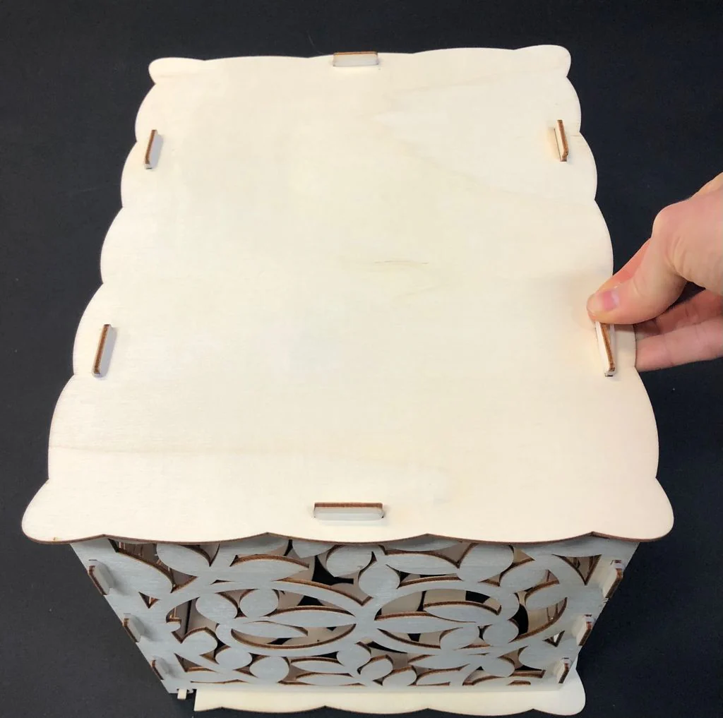 Wishing Well Wedding Card Box - Floral - Image 13