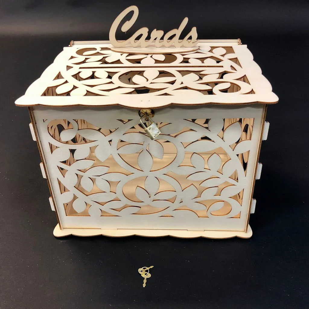 Wishing Well Wedding Card Box - Floral - Image 2