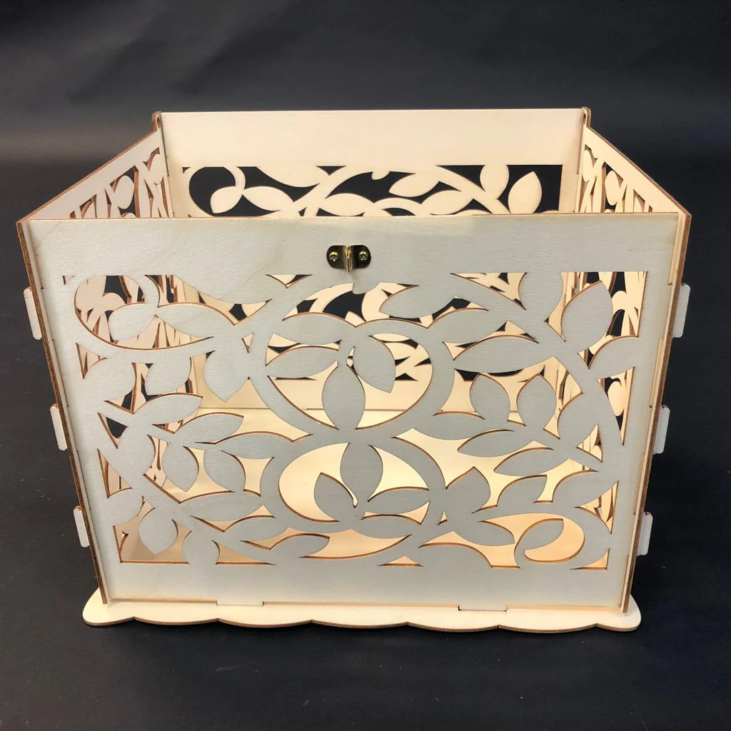 Wishing Well Wedding Card Box - Floral - Image 8