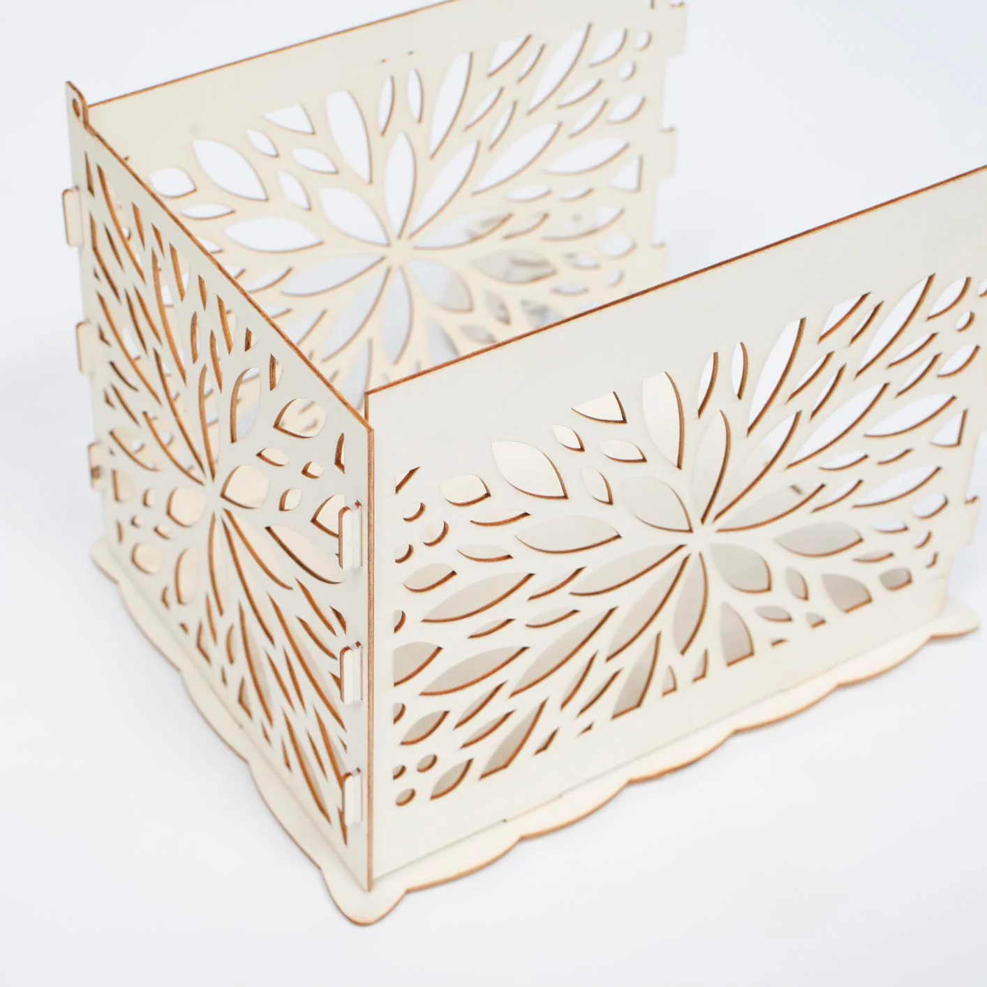 CLEARANCE Wishing Well Wedding Card Box - Starburst Floral - Image 4