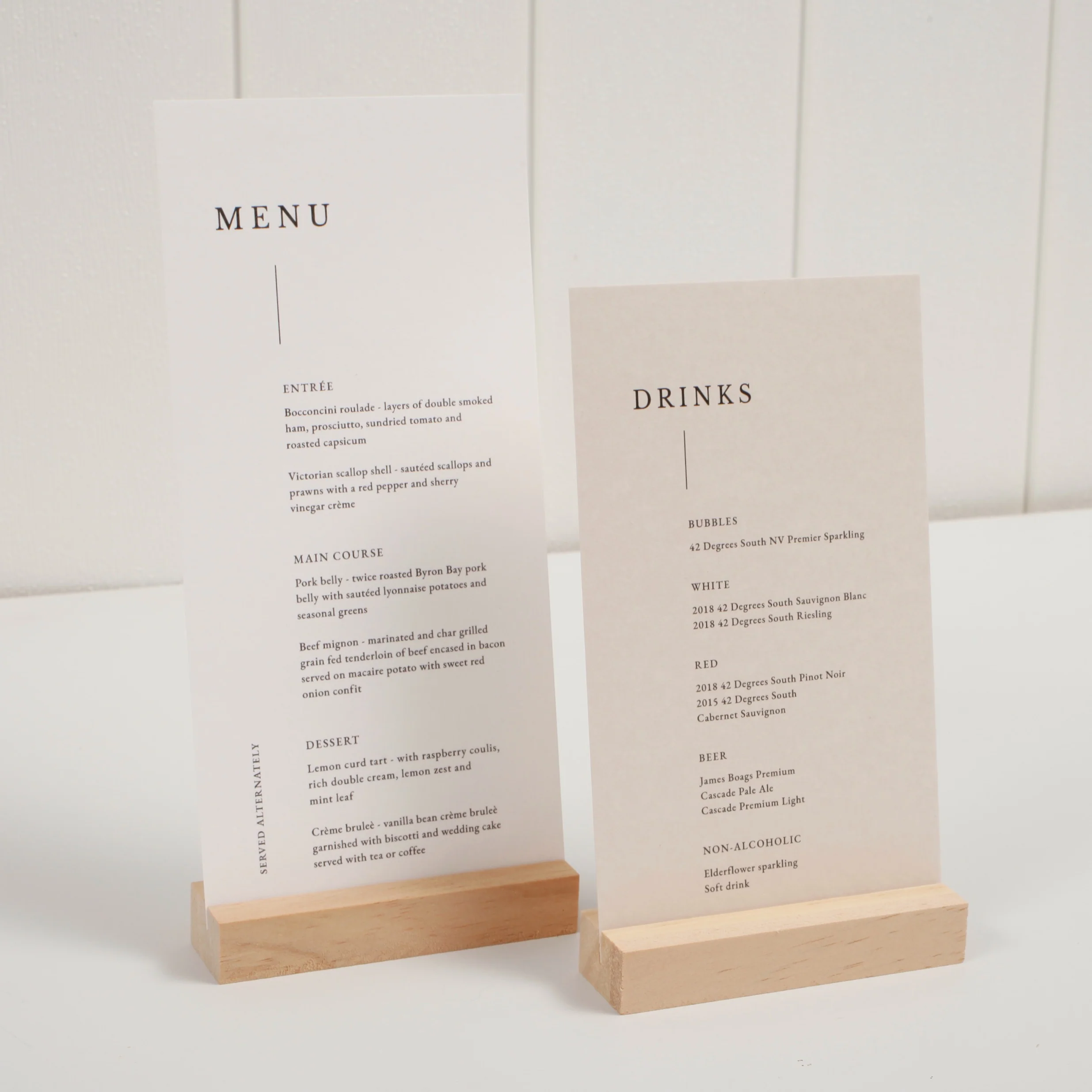 Wooden Card Holder (10cm) - Image 3