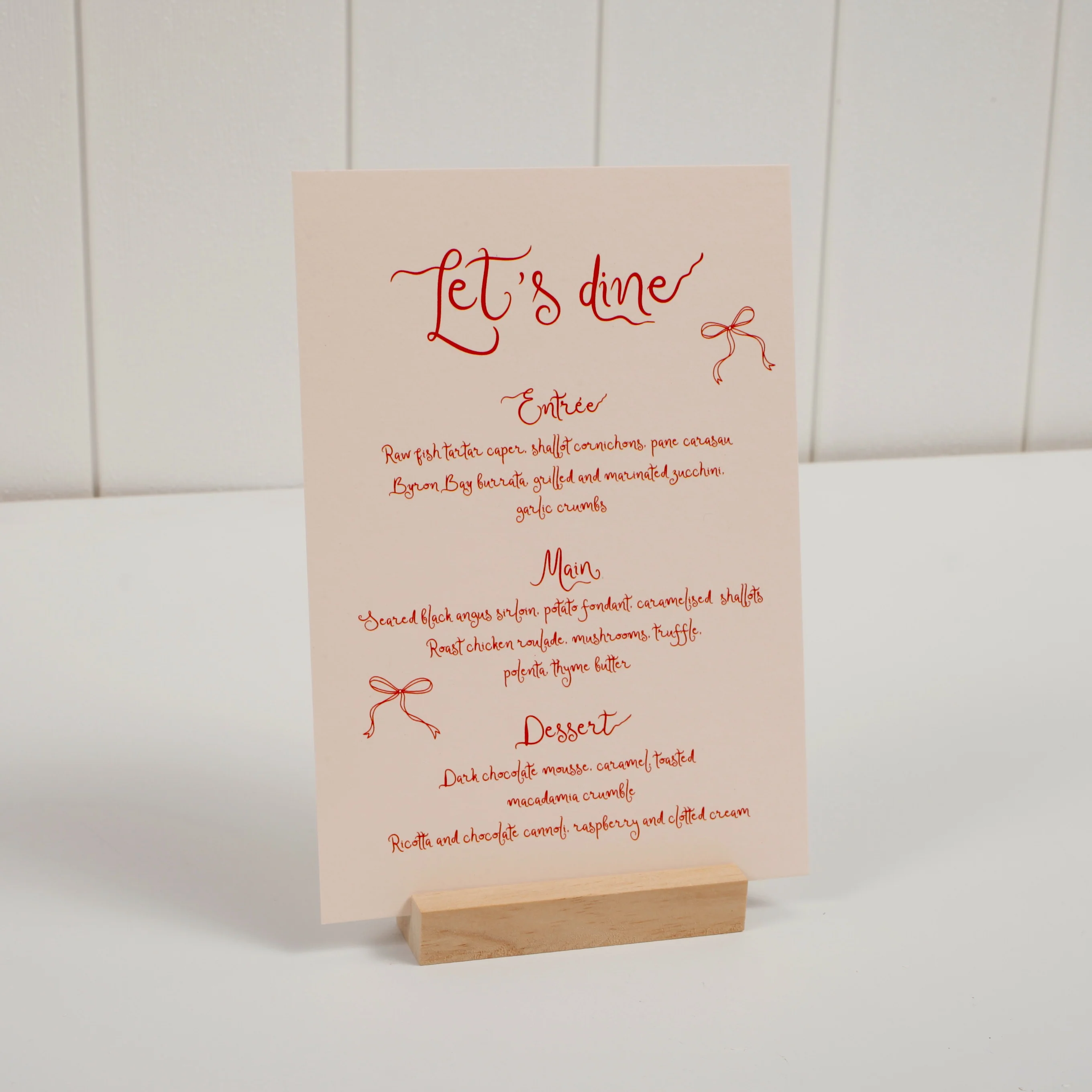 Wooden Card Holder (10cm) - Image 4