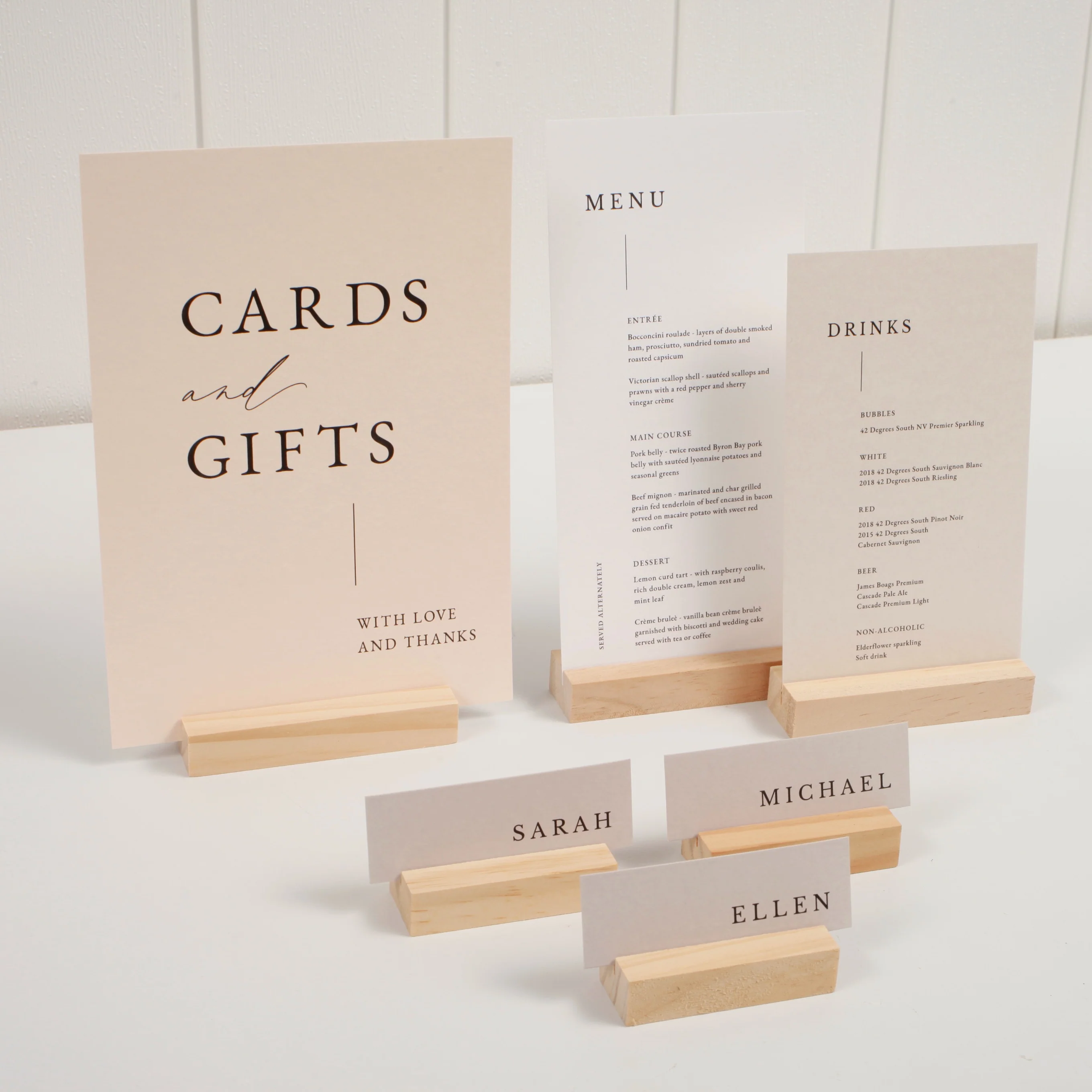 Wooden Card Holder (10cm) - Image 9